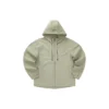 Jachetă casual cu glugă „Black White Olive Green”