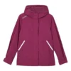 Jachetă casual cu glugă din țesătură din seria Stroll cu logo „Burgundy”