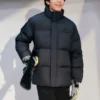 Jachetă casual cu puf „Negru”