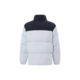 Jachetă casual din puf „Gri-negru”