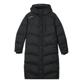 Jachetă casual lungă din puf „Black”