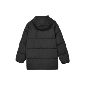 Jachetă casual lungă din puf „Black”