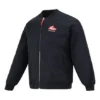 Jachetă căptușită reversibilă cu broderie cu litere „Black Red”