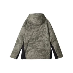 Jachetă cu glugă din puf, Water Repellent, din seria Lifestyle „Verde măslin Negru”