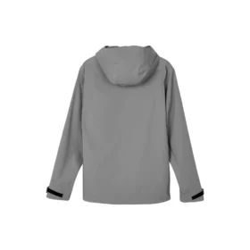 Jachetă cu glugă țesută „Grey”