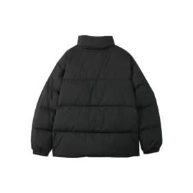 Jachetă de puf cu logo imprimat „Black”