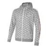 Jachetă din tricot cu mâneci lungi și imprimeu cu litere SKX „Gri, albastru, alb”