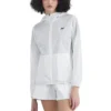 Jachetă țesută cu logo imprimat „White”