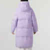 Jachetă lungă casual din puf „Violet”