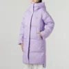 Jachetă lungă casual din puf „Violet”