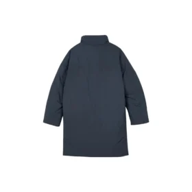 Jachetă lungă din puf țesută din seria Diamond „Teal”