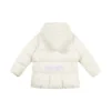 Jachetă matlasată cu glugă „White”
