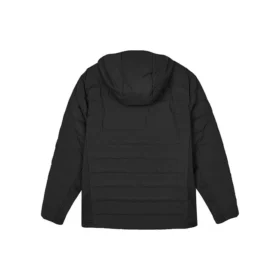 Jachetă matlasată cu logo imprimat „Negru”