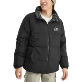 Jachetă reversibilă Waterproof din puf „Black”