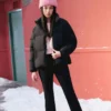 Jachetă scurtă din puf din seria Lifestyle „Black”