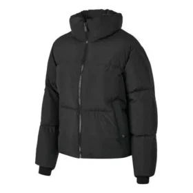 Jachetă scurtă din puf, Waterproof și călduroasă „Negru”