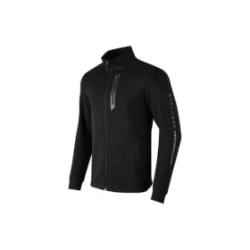 Jachetă sport din tricot cu guler ridicat „Negru”