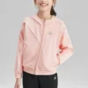 Jachetă tricotată cu imprimeu literar din seria Casual „Pink”