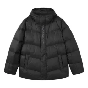 Jachetă Waterproof cu glugă din puf „Negru”