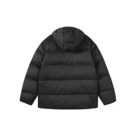 Jachetă Waterproof cu glugă din puf „Negru”