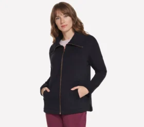 Jacheta cu fermoar integral GO SNUGGLE Tunic