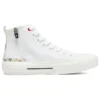 James Goldcrown x Skechers New Moon High-Top Teniși din pânză Alb