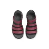 Jammers Poppin” Sandale cu curele „Burgundy”