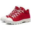 Jeremy Ville x Skechers Roadies Teniși din pânză cu talpă înaltă Roșu/Alb