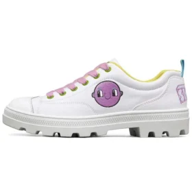 Jeremyville x Skechers Roadies Teniși din pânză cu talpă joasă Alb