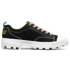 Jeremyville x Skechers Roadies Teniși din pânză cu talpă joasă Negru