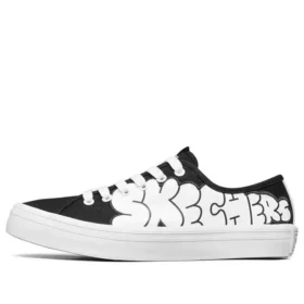 Jeremyville x Skechers V”Lites Low-Top Sneakers Negru/Alb