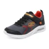 Microspec – Adidași sport Zovox „Negru Gri Roșu”