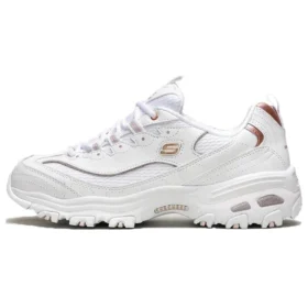 Încălțăminte D’ Lites Copper Divine cu talpă groasă, model low-top, crem