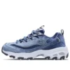 Încălțăminte D’ Lites Velvet Low-top Clunky Gri/Albastru
