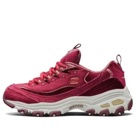 Încălțăminte D’ Lites Velvet Low-Top Daddy Roșu