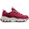 Încălțăminte D’ Lites Velvet Low-Top Daddy Roșu