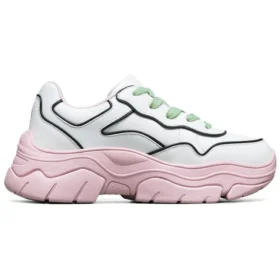 Încălțăminte „D” Low-Top AMP pentru bărbați, albi/roz