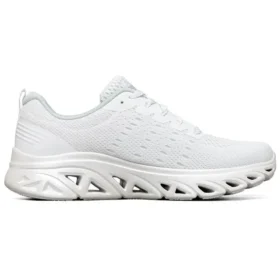 Încălțăminte de alergare cu talpă joasă Glide-Step Sport Alb/Argintiu