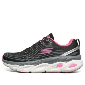 Încălțăminte de alergare cu talpă joasă și Max Cushioning, negru/roz