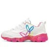 Încălțăminte de alergare James Goldcrown x Skechers D’ Lites Crystal Low Top roz/alb
