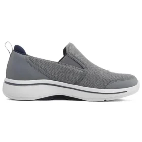 Încălțăminte leneșă Go Walk Arch Fit cu talpă joasă, gri