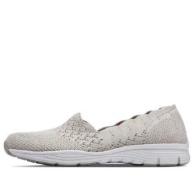 Încălțăminte slip-on modernă și confortabilă, de culoare ivoriu