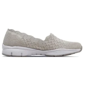 Încălțăminte slip-on modernă și confortabilă, de culoare ivoriu