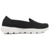 Încălțăminte slip-on „Negru Alb”