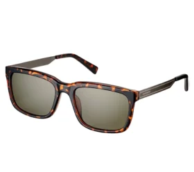 Ochelari de soare cu lentile pătrate în model tortoise