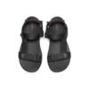 On-the-GO 600 Velcro Outdoor Open Toe Sandale cu talpă joasă, cu pantofi de sport, în culoare negru total