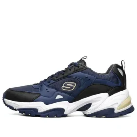 One Punch Man x Skechers Stamina V2 Încălțăminte de alergare cu talpă joasă Albastru/Negru