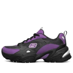 One Punch Man x Skechers Stamina V2 Încălțăminte de alergare cu talpă joasă Negru/Violet