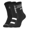 Șosete sportive, pachet de 3 perechi „Negru Alb”