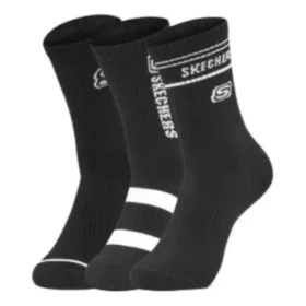 Șosete sportive, pachet de 3 perechi „Negru Alb”